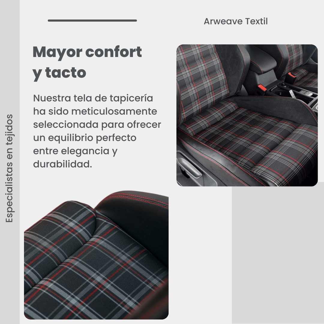 Tejido Golf GTITela TechoArweave Textil