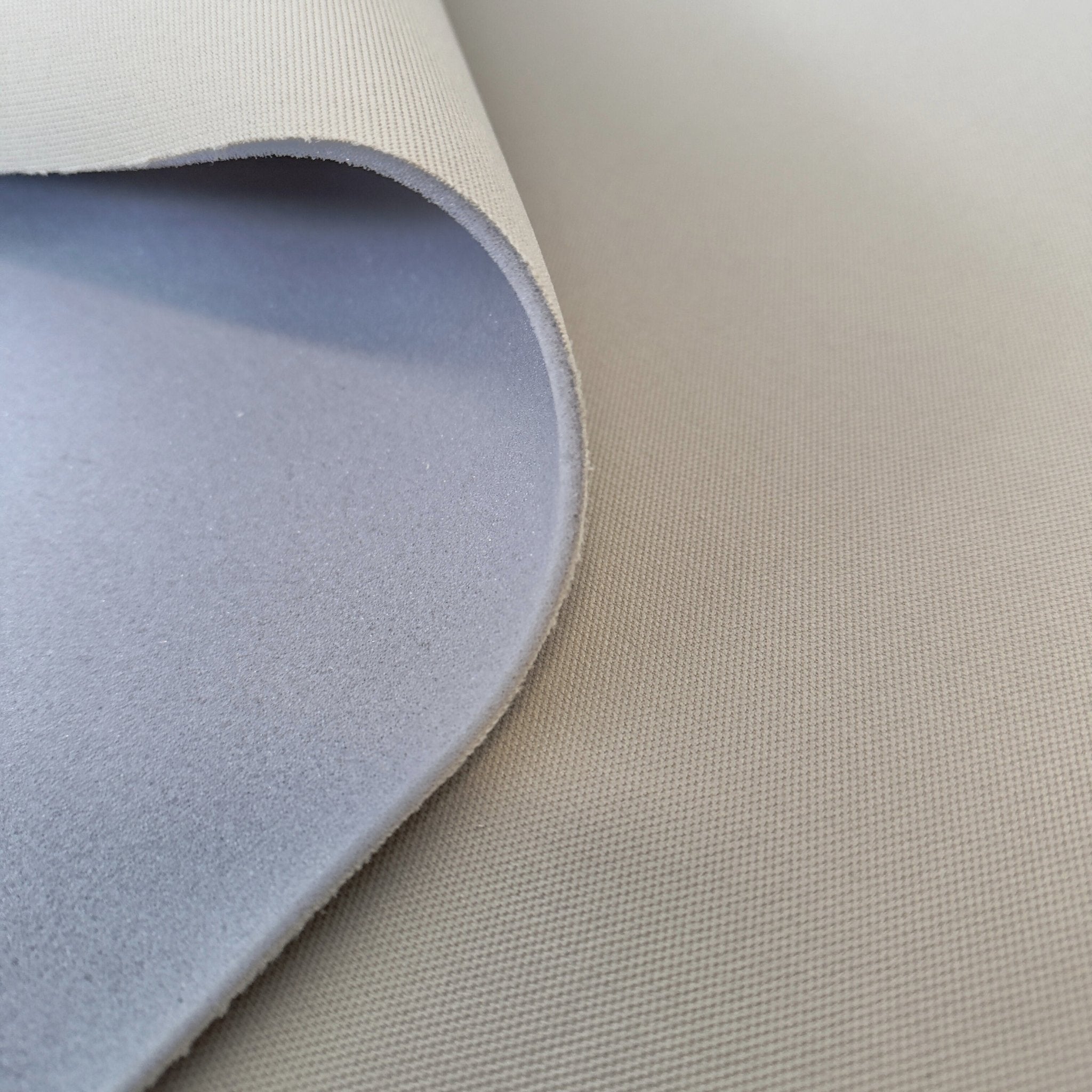 Tela foamizada para tapizar coche. Tapicería techo automóvil, puertas y interiores.Tela TechoArweave Textil