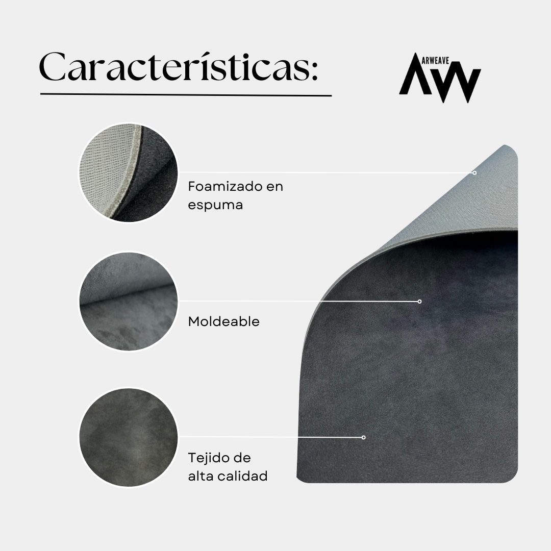 Alcántara Original Antracita para tapicería de automóvil
