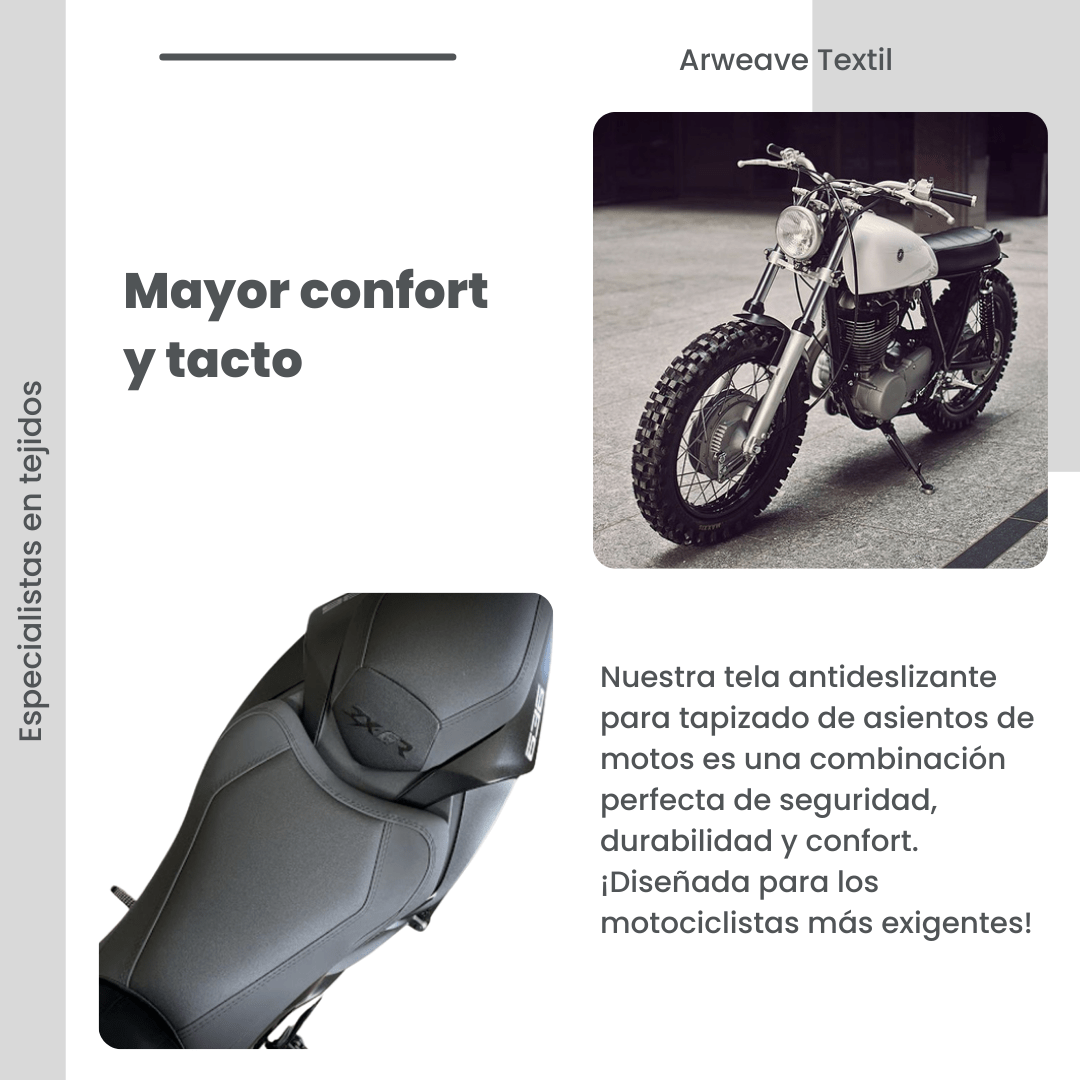 Tela Antideslizante motos - SilverstoneMotos AntideslizanteArweave Textil