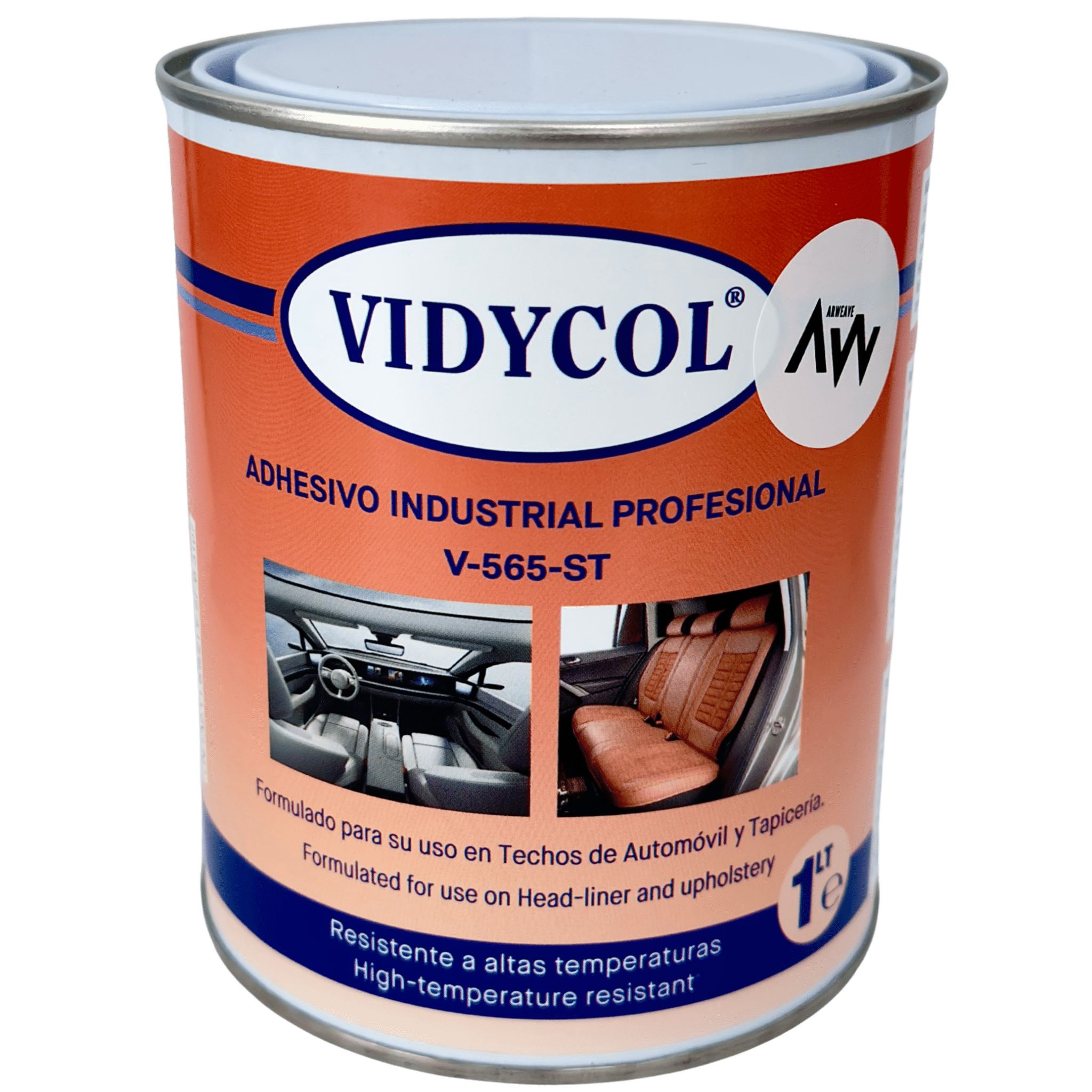 Vidycol - Pegamento resistente alta temperatura para tapicería y TECHO COCHE.Arweave Textil